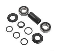 Gdfnmogo Tipo sigillato Kit Cuscinetto Movimento Centrale Per 19Mm Alloggiamento Con Rondella Conica Tappo In Alluminio E Guarnizione In Acciaio Per Funzionamento Liscio