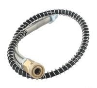 Gdfnmogo Tubo ad alta pressione 640 bar, 9000 PSI con filettatura M10x1 per pompa di ricarica dell'aria, manicotto protettivo in acciaio inossidabile avvolto da 50 cm, opzione femmina singola o doppia