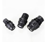 Gdfnmogo Tubo in PP PE Fii Clamp Conntor 20-6 m Quick Connt plastica acqua Coupli giunto a compressione Drinki acqua Plumbi riparazione accoppiatore irrigazione connettore resistente agli acidi (6 m)