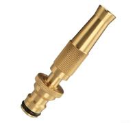 Gdfnmogo Ugello a spruzzo d'acqua regolabile in rame ispessito con forte pressione per lavaggio auto e collegamento del tubo flessibile (B)