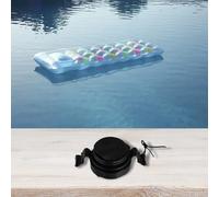 Gdfnmogo Valvola dell'aria per materassi gonfiabili, ugello di ricambio 3 in 1 con guarnizione sicura e design anti-perdite, adatto per fori da 45 mm, plastica nera V