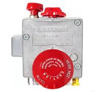 Gdfnmogo Valvola gas riscaldatore acqua 110-326, controllo termostato gas naturale, struttura in metallo, regolazione della pressione 3,5 WC, dimensioni uscita ingresso 12 per serbatoi domestici