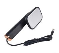 Gdfnmogo Vapore in ferro da viaggio, portatile da viaggio, con manico girevole a 180 gradi con USB, per tessuti multipli di seta, cotone, poliestere, (spina nera)