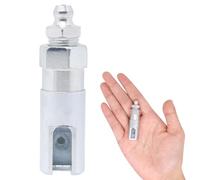 GDFYMI Accoppiatore per ingrassatore da 1/8", filettatura NPT, innesto a innesto a 90 gradi, set di adattatori per pistola per grasso da 5,3 cm