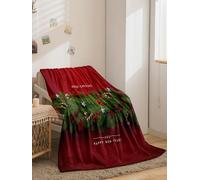 GDHKDDFL Coperta in Lana Sherpa, Coperta in Pile Rosso, soffice, Super Calda e Accogliente(150x200cm)