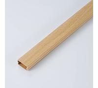 GDHKDDFL Copricavi, Canaletta for Cavi autoadesiva, Colore Legno, Bianco, Argento e Nero, for Nascondere Fili(C)