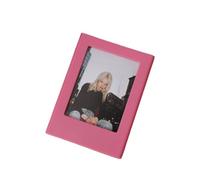 GDHKDDFL Cornici da Tavolo per la Camera da Letto, 3 Pezzi da Pollici Cornice Magnetica for Foto Mini magneti for Frigorifero in plastica Piccoli utilizzati for armadietti Metallici frigoriferi(Pink)