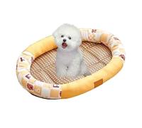 GDHKDDFL Cucce per Cani da Interno, Robusto e Resistente ai Graffi, Non necessita di Acqua o elettricità, Letto refrigerante for Gatti con Fondo Antiscivolo, Blu, M(Yellow,XL)