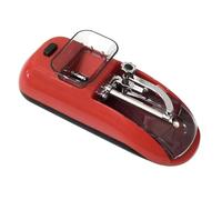 GDHKDDFL Macchina per rollare Sigarette Macchina elettrica Automatica for arrotolare Le Sigarette, Macchina for riempire, Accessori Portatili for Il Tabacco, Adatta for Pipe da 8 mm/6,5 mm(Red)
