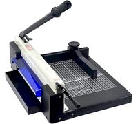 GDHKDDFL Taglierina a ghigliottina Taglierina Rotante Professionale for Carta A4 ad Alta Resistenza con Protezione di Sicurezza Automatica e righelli Laterali