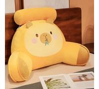 GDJGNUDK Cuscini Testata Letto Cuscino Lombare da Lettura, Letto, Supporto Lombare e Posteriore, Cuscino a Cuneo per La Lettura, Cuscino a Cuneo per La Vita, Letto e Divano(Yellow,50 * 70cm)