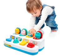GDJIAJT Giocattoli pop up per bambini a partire dai 12 mesi, montessori giocattoli a partire da 1 anno, giocattolo per le abilità motorie a partire dai 6 monten primo sviluppo, causa ed effetto,