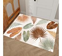 GDJSMIN Zerbino Polpo Razza Alghe Marine, Ingresso Esterno E Interno, 50 X 80 Cm Tappeto Mondo Sottomarino Retrò Antipolvere Tappeto Ingresso Casa Resistente Zerbino Per Soggiorno Camera Letto