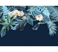 gdkldfg Carta Da Parati Moderna Poster Giungla tropicale Piante Fiori Natura 400x280cm Wallpaper Seta Carta Parati Decorazioni Parete Camera Da Letto Soggiorno