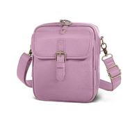 GDKRTNAJ Borse a Tracolla da Donna in Ecopelle, Borsa Capiente con Multi-Scomparti, Borsa a Mano e a Spalla Regolabile (Purple,One Size)