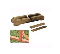GDLC Supporti di Base per Pannelli in Legno Patio 44x3x7cm Foro 3,5x3,5cm