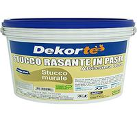 GDM 600016609800804 Stucco RASANTE in Pasta Ideale per RASATURE di PARETI, Bianco, 4 kg