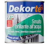 GDM Smalto all'Acqua Lucido, Dekortè (500 ml, Bianco Perla Ral 1013)