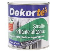 GDM-Smalto All'Acqua Lucido, Dekortè, Colore: Nero, 500 ml