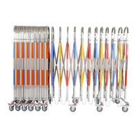 GDMDPTE Barriera di Sicurezza Retrattile Extra Lunga su Ruote - Barriera Colorata per Il Controllo del Traffico per Eventi all'aperto, soluzioni di Sicurezza per la Gestione della Folla, p