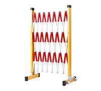 GDMDPTE Barriera Metallica espandibile Resistente con Ruote, Portatile, Pieghevole, per Il Controllo del Traffico e della Folla, Facile da Montare, 900 cm e affidabile.