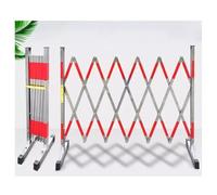 GDMDPTE Cancello di Sicurezza Pieghevole in Metallo espandibile, Recinzione Esterna Retrattile per Il Controllo del Traffico, barriera Resistente 1,2x4 m, Soluzione di Sicurezza per cantie