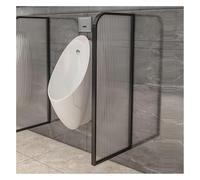 GDMDPTE Divisorio Universale per orinatoi 100/120x40cm Schermo per la Privacy per orinatoi per la Salute pubblica - Telaio in Acciaio Inossidabile Vetro temperato Traslucido - Adatto per o