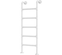 GDMDPTE Scala a Castello in Metallo - Scala di Ricambio Universale per Letto Singolo, Scala Dritta Multiuso per soppalco, da 3 a 5 gradini per Una Salita sicura, Adatta a Diverse Altezze del Letto.