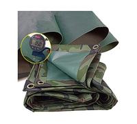 GDMING PVC Telone, Impermeabile Robusto Camuffare Panno di Plastica per All'aperto Resistente alle Intemperie A Prova di Polvere Copertina, 13 Dimensioni (Color : A, Size : 4.3x7.8m)