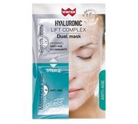 GDP Srl-GENERAL DIETET.PHARMA WINTER HYALURONIC LIFT COMPLEX DUAL MASK ANTI-AGE PATCH OCCHI HYDROGEL + MASCHERA VISO GLASS SKIN