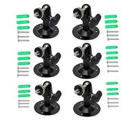 GDQLCNXB - Supporto di sicurezza da parete per sensore Oculus Arlo, Arlo Pro, R Stick Up Cam cablato/batteria, staffa di sicurezza in metallo per esterni e interni, rotazione a 360°, vite da 1/4"