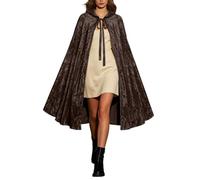 Gdqzzeaiix Costume Halloween Donna,Abito elegante in velluto con lacci per adulti e ragazzi per feste giochi di ruolo e costumi di Halloween Vestito rinascimentale da cosplay