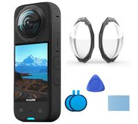 Gdraco Copriobiettivo per fotocamera insta 360 X3 Action Camera, materiale ad alta tenacità, antigraffio, pellicola protettiva per obiettivo Full HD