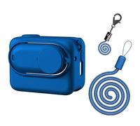 Gdraco Custodia protettiva in silicone compatibile con Insta360 GO3, copriobiettivo con cordino per accessori per action camera Insta 360 GO 3