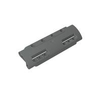 GDS-1012 - Componente tecnico a forma di curva, 11x3, con 10 fori attraverso la superficie, 10 pezzi, compatibile con Lego Toys 11954, componenti per grandi marche di pietre, colore: grigio scuro