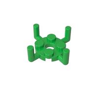 GDS-1050 Piastra Rotonda 2x2 con Foro per Perno e 4 Bracci Alzati, 50 Pezzi-compatibile con Lego 98284 4648118 4650145, Parti DIY e Componenti MOC di Mattoncini, Colore Vert vif | Verde brillante. Compatibile con mattoncini LEGO. Componenti MOC per i principali marchi edili, corrispondenza coerente dei