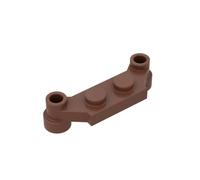 GDS-1080 - Piastra speciale, 14 offset, 50pezzi, compatibile con Lego, 18624, 4590, 42505, 4217558,MOC per grandi marche di mattoni, colore: Marrone 192