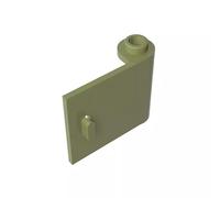 GDS-1141 Porta 1x3x2 destra - aperta tra cerniera superiore e inferiore, 50pezzi, compatibile con parti fai da te Lego 92263 e componenti per grandi marche di mattoni, colore: verde cameriera 330