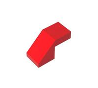 GDS-1484 Inclinazione 45°, 2x1 con taglio invertito 2/3 e senza bullone, 50 pezzi compatibile con Lego 28192, 6168776, parti fai da te e componenti MOC per grandi marchi di mattoni, rosso 21