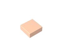 GDS-613 Piastrella 1x1 con Scanalatura 50 Pezzi compatibile con Lego Parti DIY e Componenti MOC di Mattoncini Colore:Chair clair 283