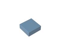 GDS-613 Piastrella 1x1 con Scanalatura 50 Pezzi compatibile con Lego Parti DIY e Componenti MOC di Mattoncini Colore:Bleu sable 135