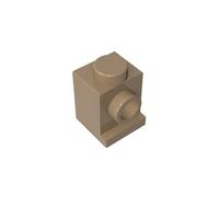 GDS-636 Brick Special 1x1 con faro e senza fessura, 50 pezzi, compatibile con Lego 4070 35388, parti fai da te e componenti MOC per grandi marche di mattoni, colore: beige scuro 138