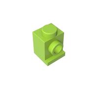 GDS-636 Brick Special 1x1 con faro e senza fessura, 50 pezzi, compatibile con Lego 4070 35388, parti fai da te e componenti MOC per grandi marche di mattoni, colore: Lime 119