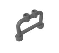 GDS-728 Asta 1 x 4 x 2 con gommini, 50 pezzi, compatibile con giocattoli Lego 4083, parti fai da te e componenti MOC per marchi principali di mattoncini da costruzione, colore: grigio scuro 199