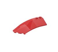 GDS-750 - Piastra speciale 1x2 con scala, 50 pezzi, compatibile con Lego 4175, 31593, 4603504, parti fai da te e componenti MOC per grandi marche di mattoni, colore: Rosso 21