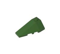 GDS-755 - Cuneo obliquo 10x2 triplo sinistro, 10 pezzi, compatibile con Lego 43710, parti fai da te e componenti MOC per grandi marchi di mattoni, colore: verde militare (verde oliva) 999