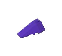 GDS-755 - Cuneo obliquo 10x2 triplo sinistro, 10 pezzi, compatibile con Lego 43710, parti fai da te e componenti MOC per grandi marchi di mattoni, colore: viola 268