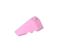 GDS-755 Cuneo obliquo 10x2 triplo sinistro, 10 pezzi, compatibile con Lego Toy 43710, parti fai da te e componenti MOC per mattoni grandi, colore rosa chiaro 222