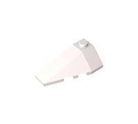 GDS-755 Cuneo obliquo 10x2 triplo sinistro, 10 pezzi, compatibile con Lego Toy 43710, parti fai da te e componenti MOC per grandi marchi di mattoncini da costruzione, colore: bianco 1