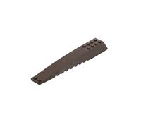GDS-768 - Cuneo curvo, 16x4, triplo, 1 pezzo, compatibile con Lego 45301, 89680, 4570511, 4200486, parti fai da te e componenti MOC per mattoni grandi, colore: Marrone castano 308